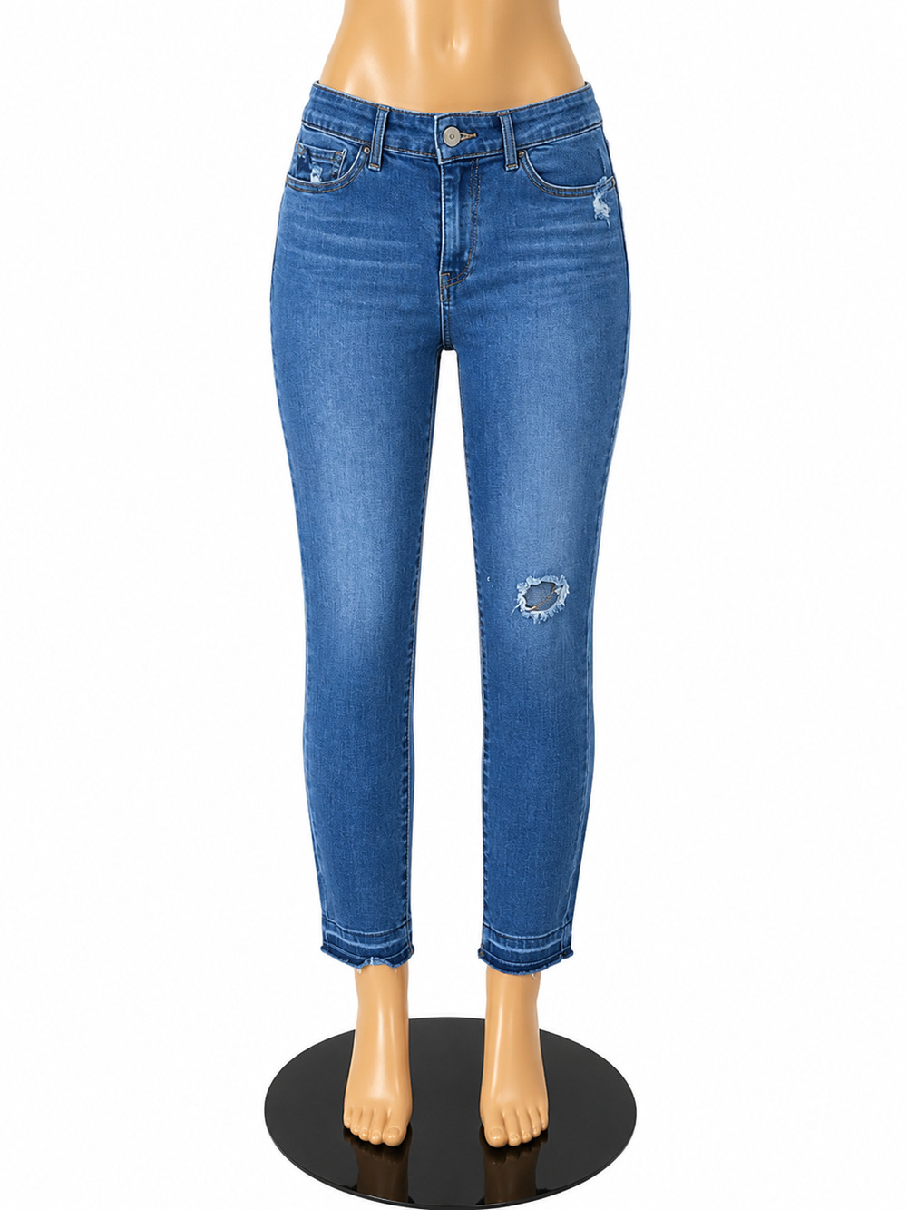 Levi's 711 Skinny Jeans Mid Rise Stretch Denim Blue Women's Size 8 / 29W